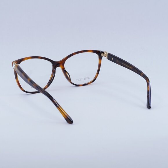 Jimmy Choo JC318/G 0086 00 Eyeglasses Havana 54mm Square Frame - Picture 8 of 12